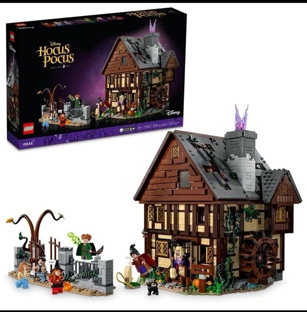 LEGO Ideas: Disney Hocus Pocus: the Sanderson Sisters' Cottage (21341)